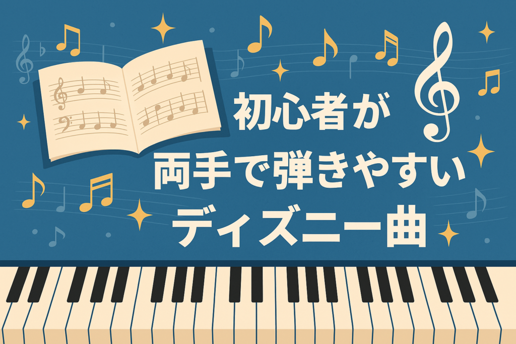 初心者が両手で弾きやすいディズニー曲