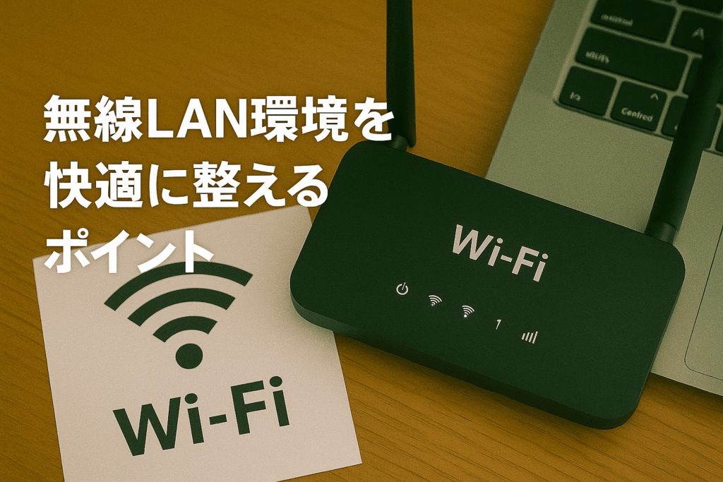 無線LAN環境を快適に整えるポイント