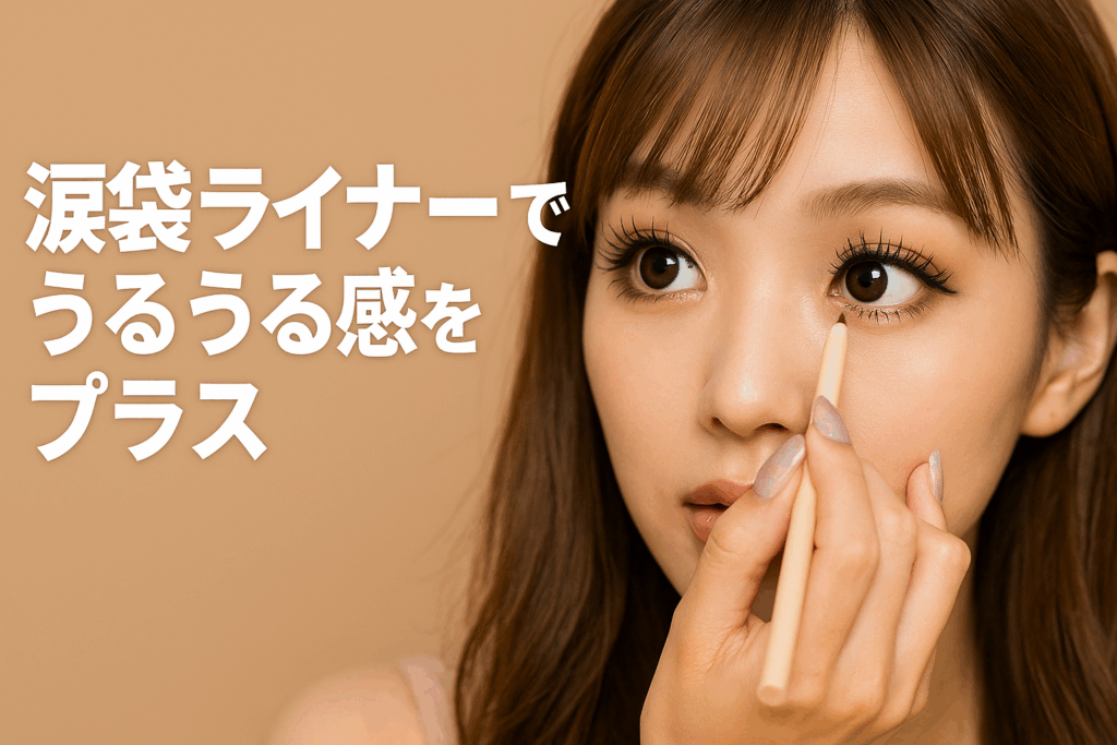 涙袋ライナーでうるうる感をプラス
