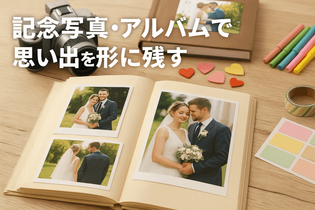 記念写真・アルバムで思い出を形に残す