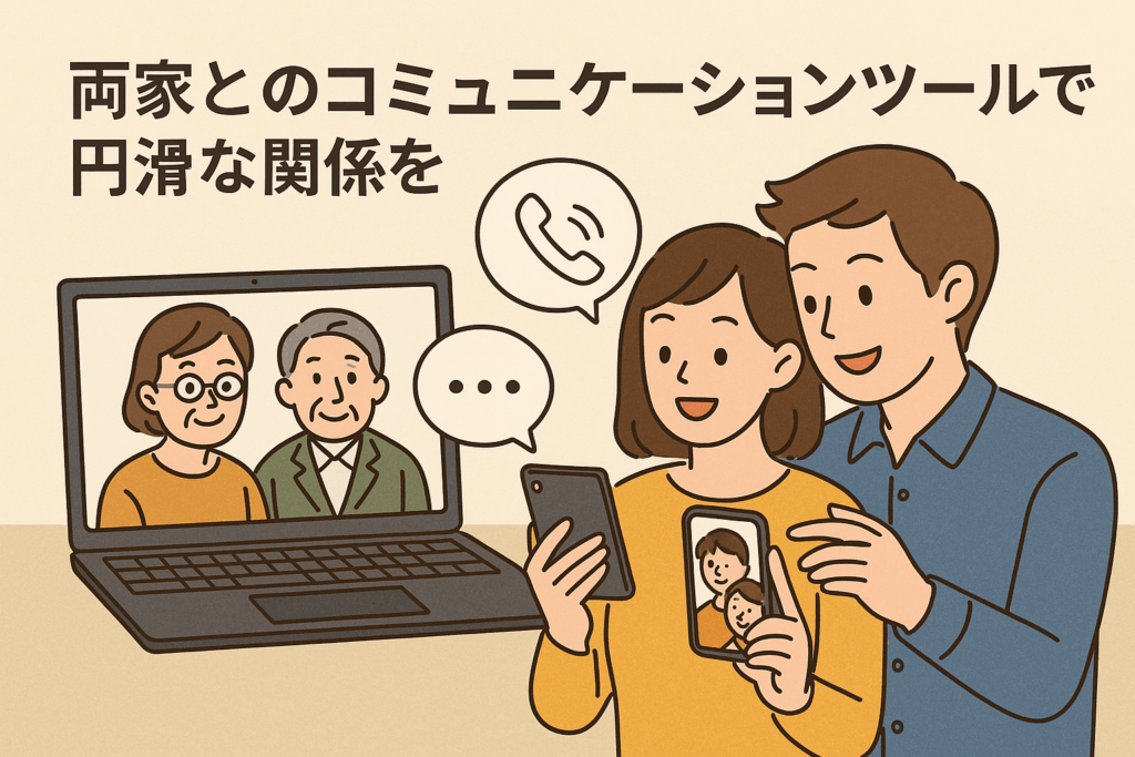 両家とのコミュニケーションツールで円滑な関係を