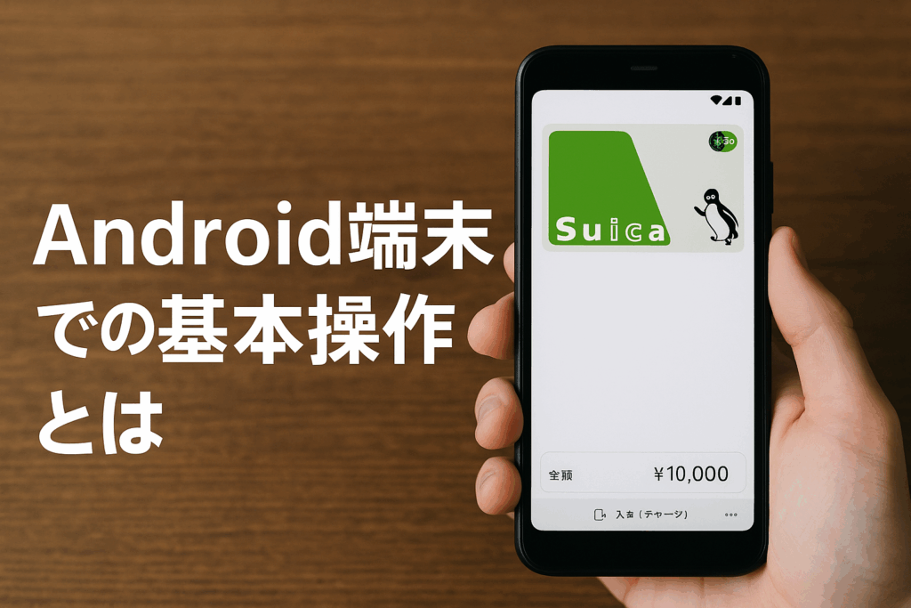 Android端末での基本操作とは