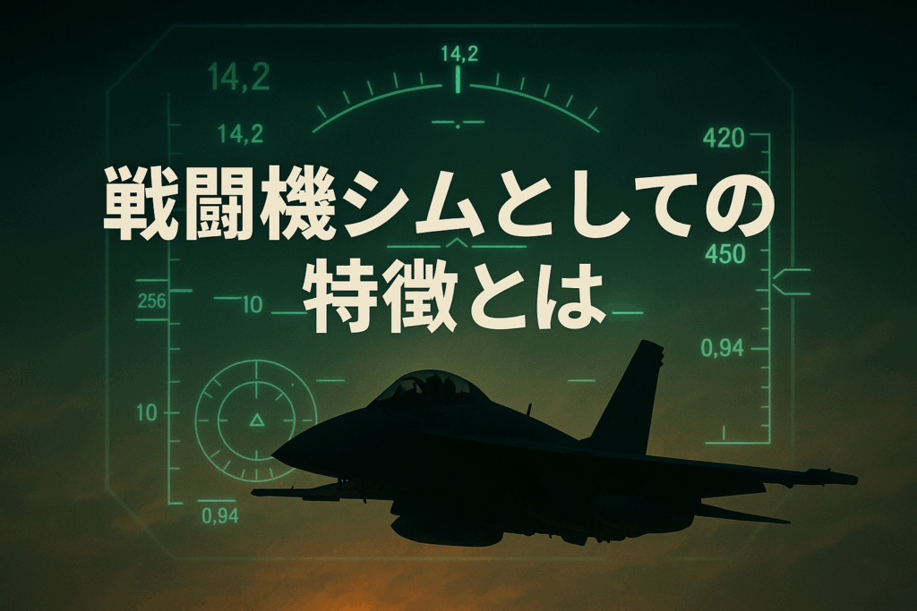 戦闘機シムとしての特徴とは