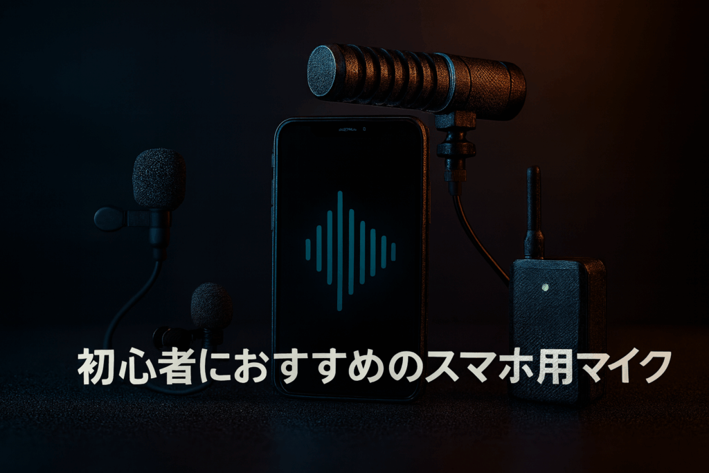 初心者におすすめのスマホ用マイク
