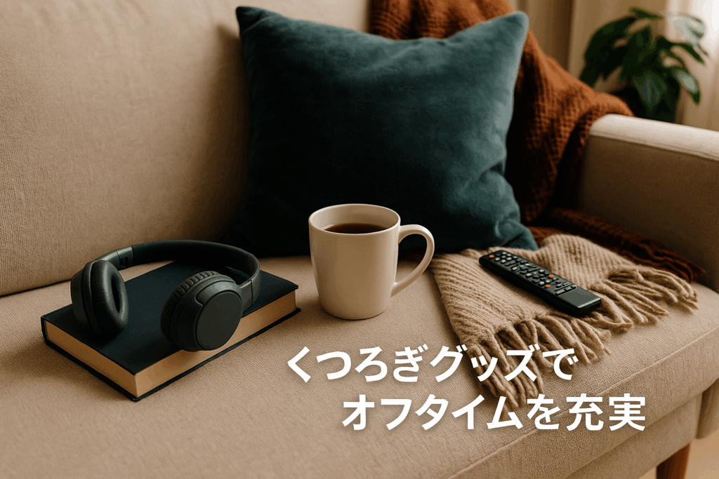 くつろぎグッズでオフタイムを充実