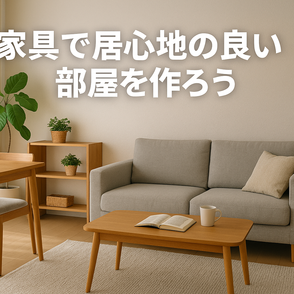 家具で居心地の良い部屋を作ろう