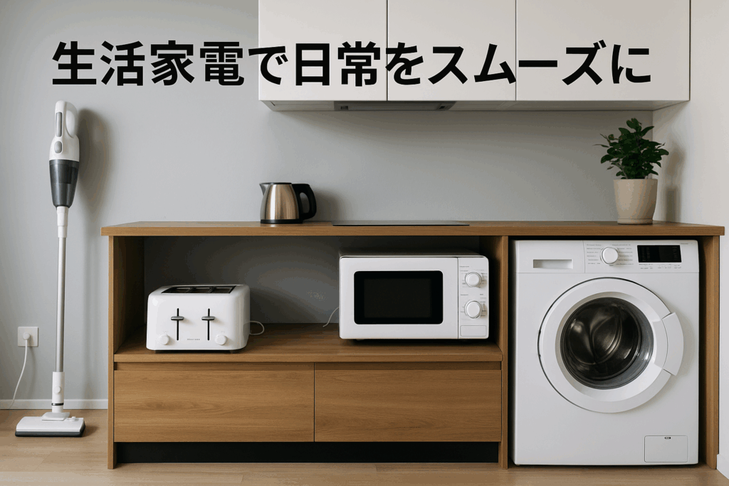 生活家電で日常をスムーズに