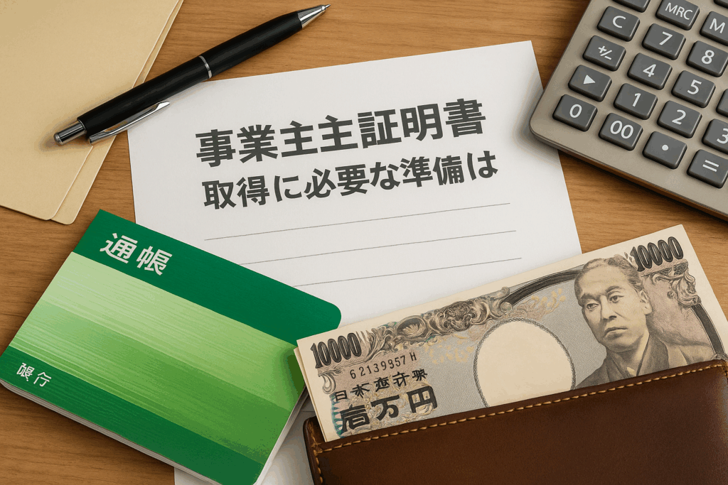 事業主証明書の取得に必要な準備とは