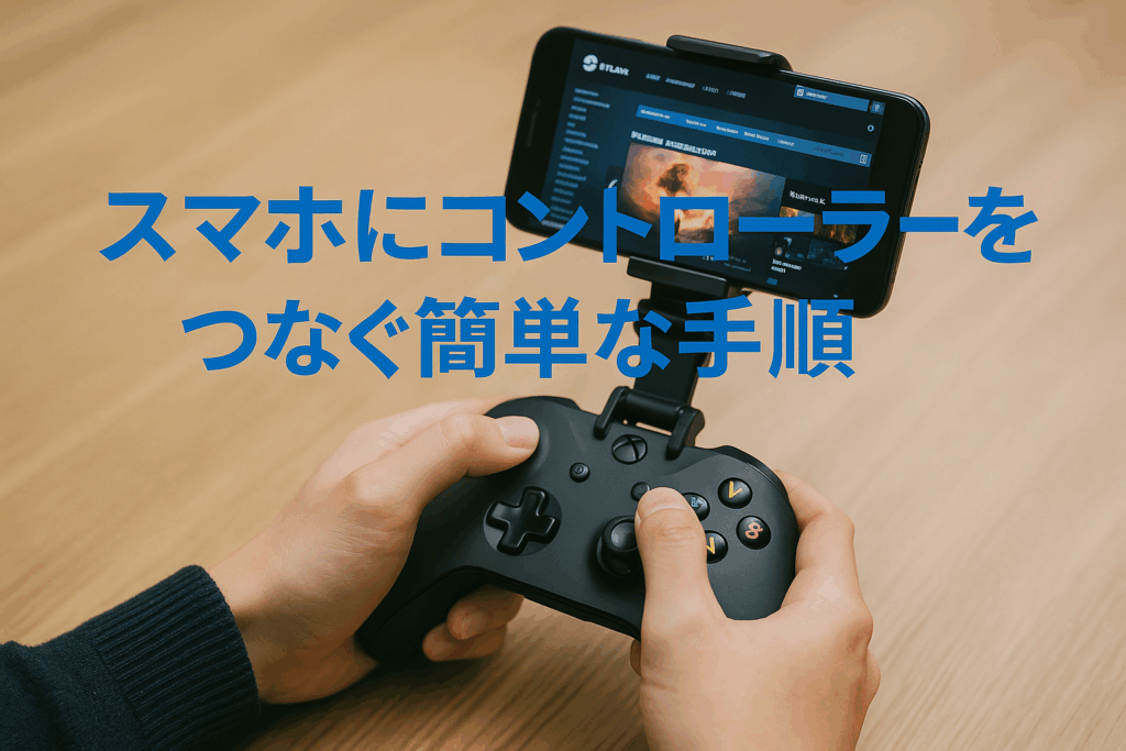 スマホにコントローラーをつなぐ簡単な手順