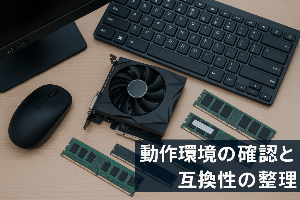 動作環境の確認と互換性の整理