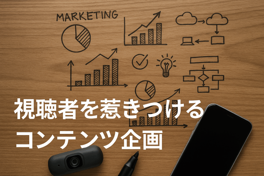 視聴者を惹きつけるコンテンツ企画