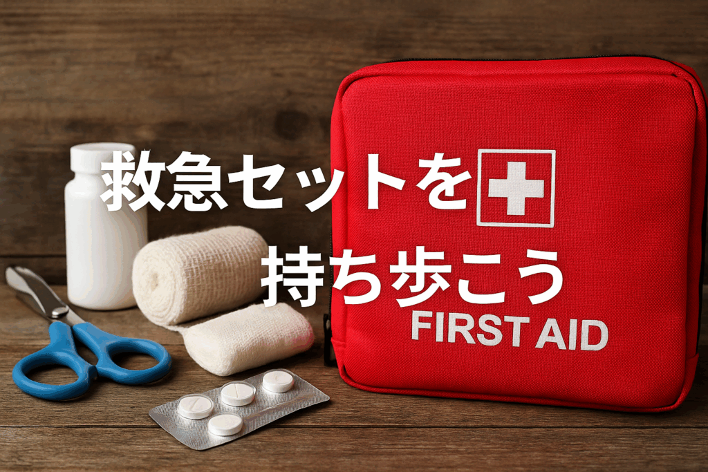 救急セットを持ち歩こう