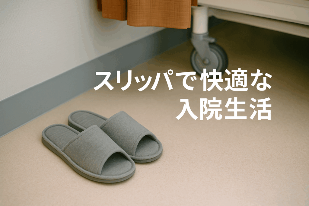 スリッパで快適な入院生活