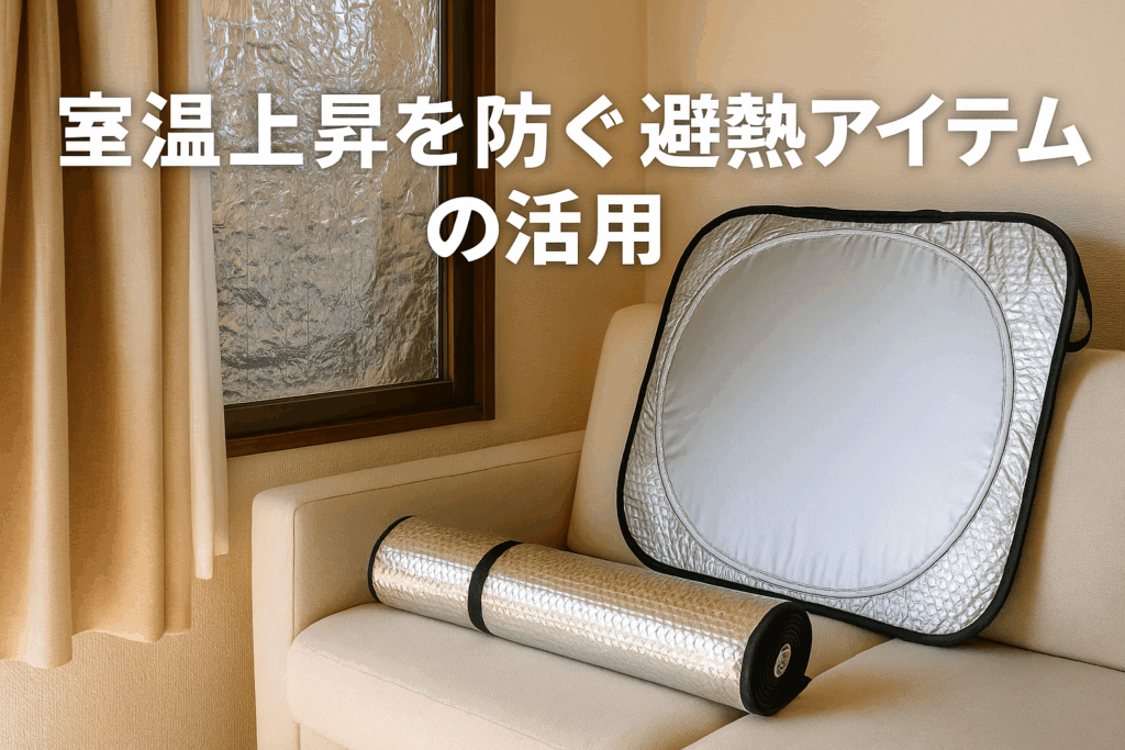 室温上昇を防ぐ遮熱アイテムの活用