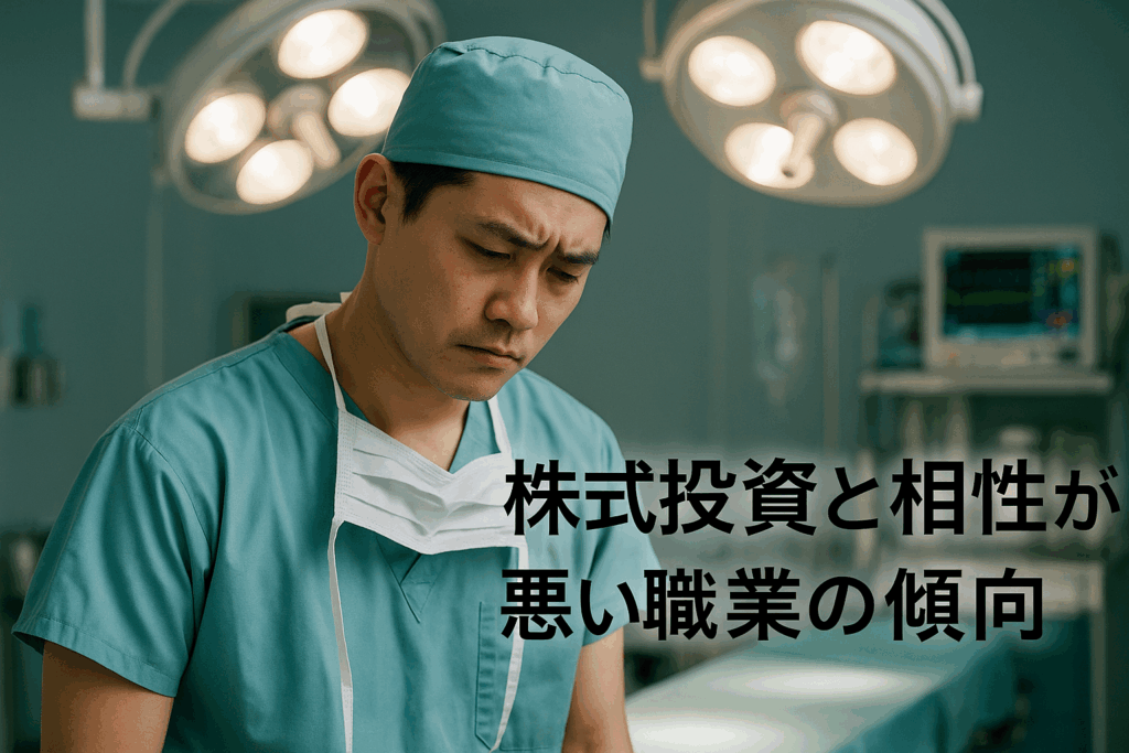 株式投資と相性が悪い職業の傾向