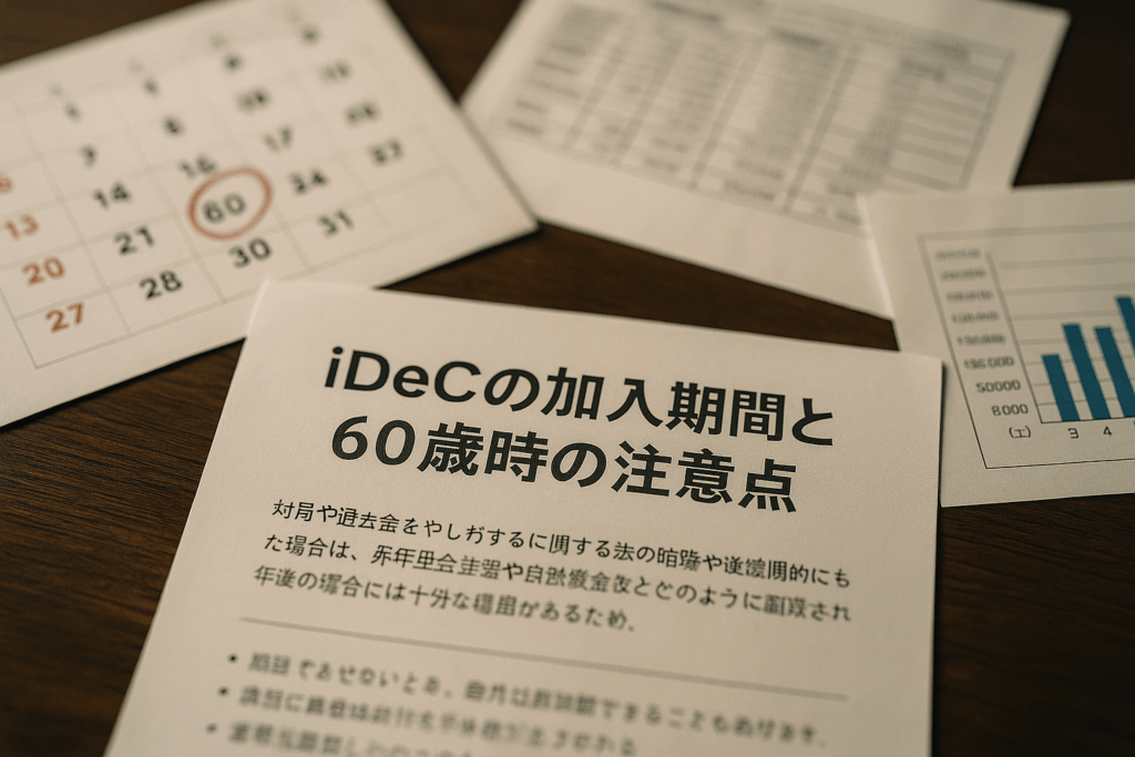 idecoで注意したい落とし穴