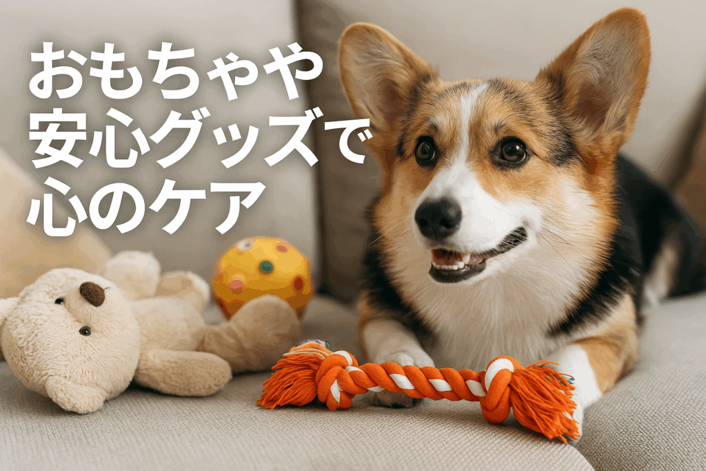 おもちゃや安心グッズで心のケア