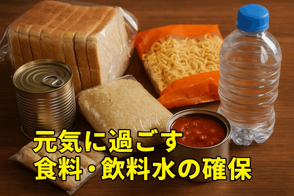 元気に過ごす食料・飲料水の確保