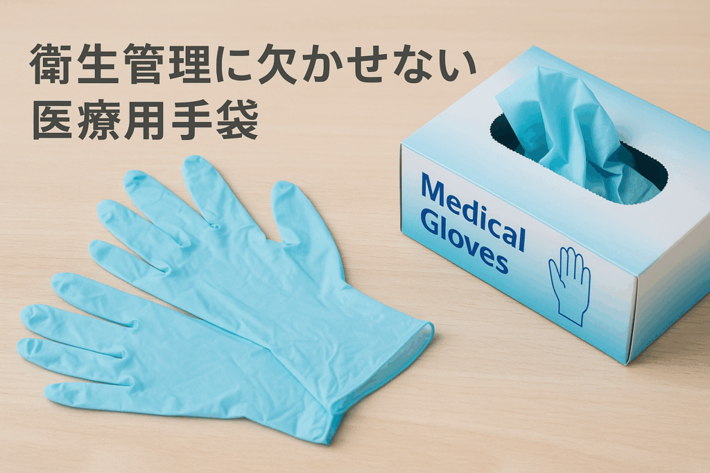 衛生管理に欠かせない医療用手袋