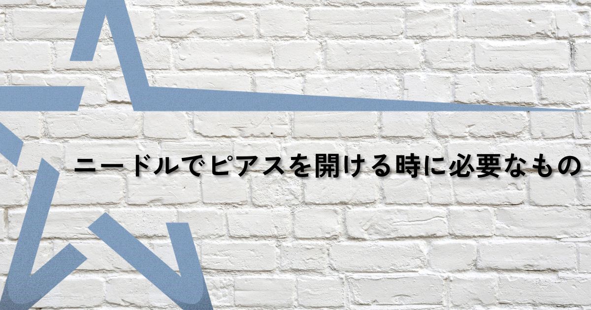 ニードルピアス必要なものサムネ