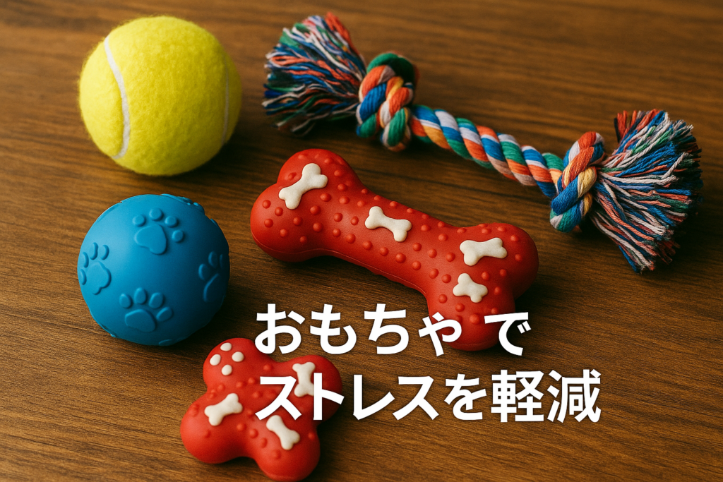 おもちゃでストレスを軽減